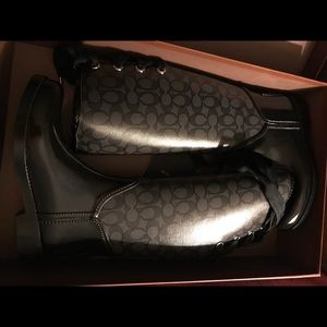 Coach rain boots